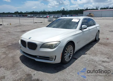 2013 BMW 750Li z USA, uszkodzony, nr VIN WBAYE8C59DD131739